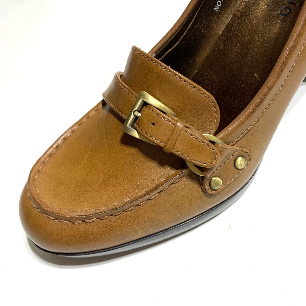 Azaleia camel brown leather shoes NWOT (size 6) - Picture 10 of 13